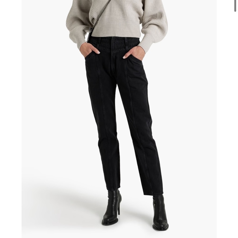 Iro boucry high-rise tapered jeans
